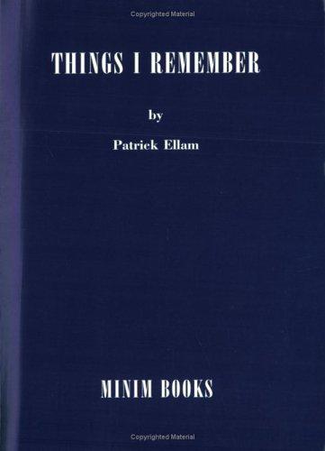 Things I Remember
