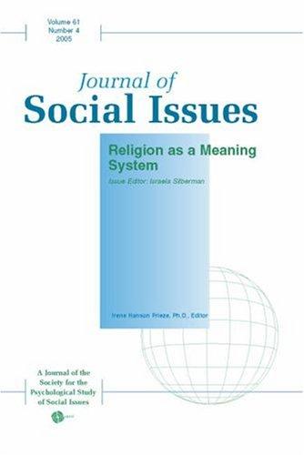 Religion as a Meaning System 2005 (Journal of Social Issues)