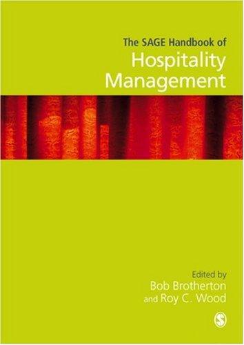 The Sage handbook of hospitality management