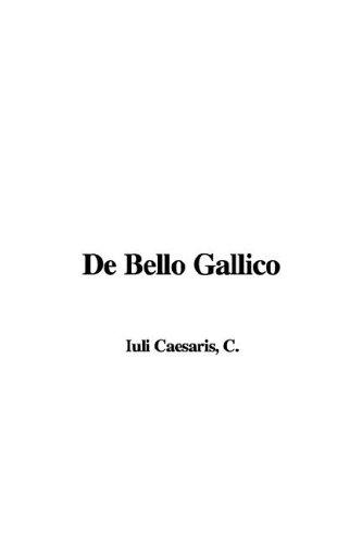 De Bello Gallico