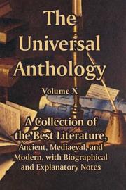 The Universal Anthology (Volume X)