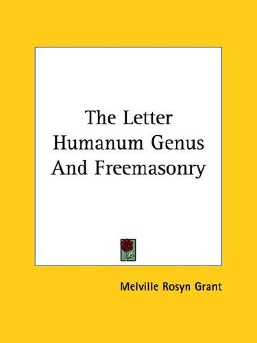 The Letter Humanum Genus and Freemasonry