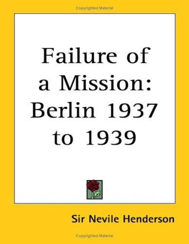 Failure of a Mission