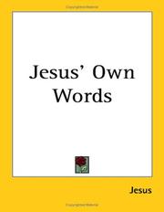 Jesus' Own Words