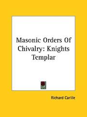 Masonic Orders Of Chivalry