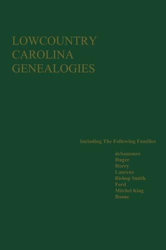 Lowcountry Carolina Genealogies