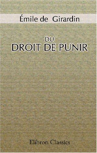 Du droit de punir