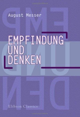 Empfindung und Denken