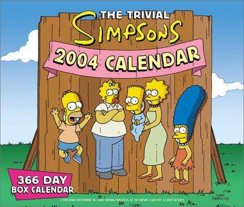 The Trivial Simpsons 2004 366-Day Box Calendar