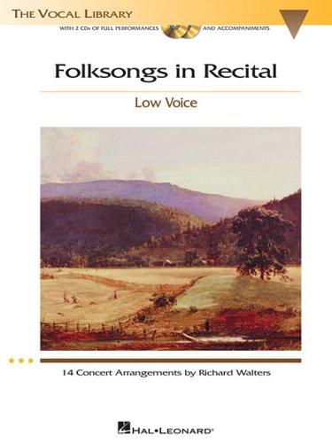FOLKSONGS IN RECITAL         LOW VOICE BK/2CDS