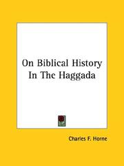 On Biblical History in the Haggada