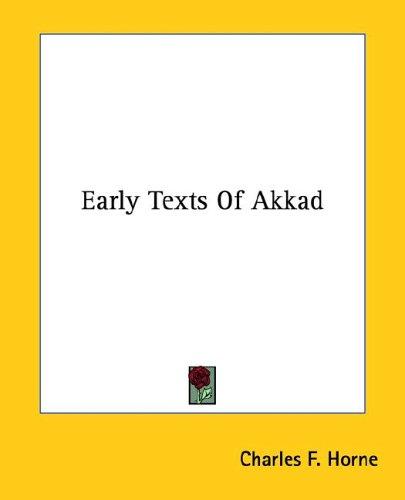 Early Texts of Akkad