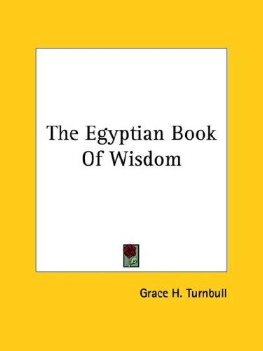 The Egyptian Book of Wisdom