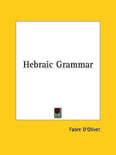 Hebraic Grammar
