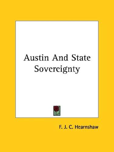 Austin and State Sovereignty