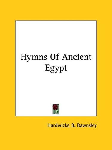 Hymns of Ancient Egypt