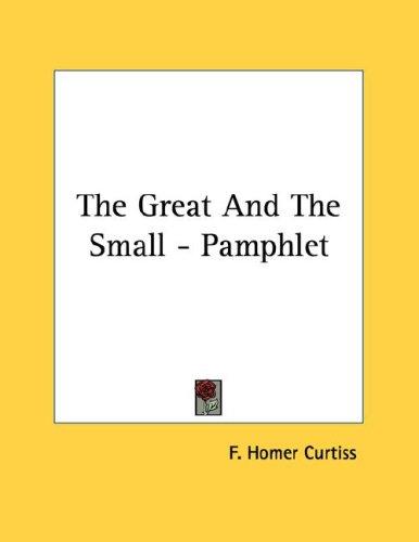 The Great And The Small - Pamphlet