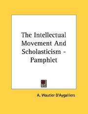 The Intellectual Movement And Scholasticism - Pamphlet