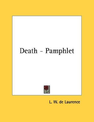 Death - Pamphlet