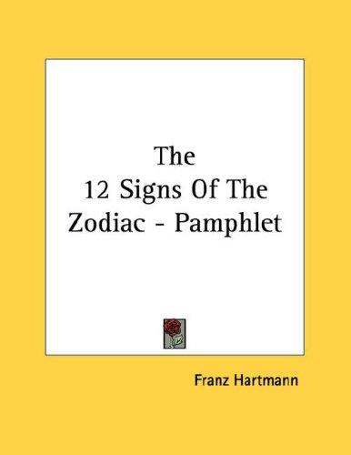 The 12 Signs Of The Zodiac - Pamphlet