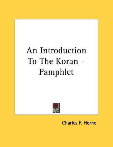 An Introduction To The Koran - Pamphlet