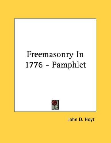 Freemasonry In 1776 - Pamphlet