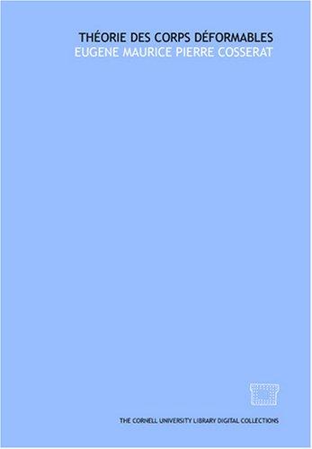 Théorie des corps déformables