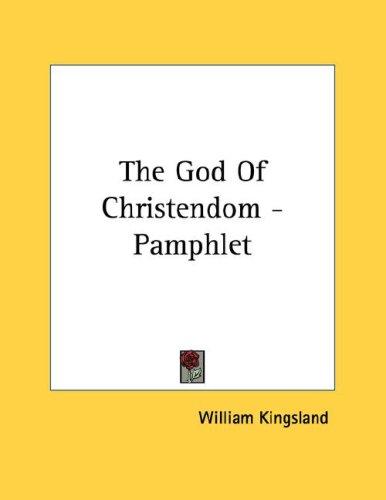 The God Of Christendom - Pamphlet