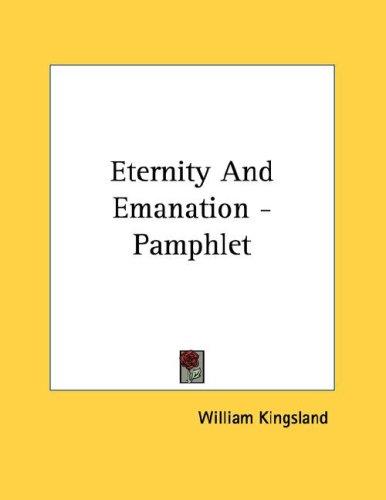 Eternity And Emanation - Pamphlet