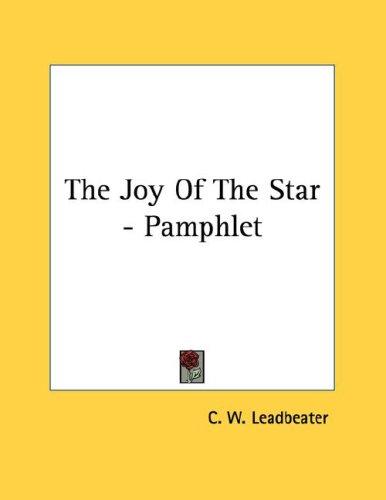 The Joy Of The Star - Pamphlet