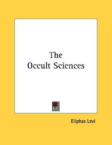 The Occult Sciences