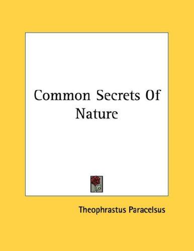 Common Secrets Of Nature