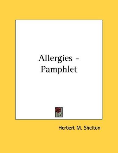 Allergies - Pamphlet