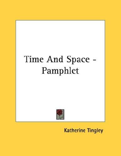Time And Space - Pamphlet