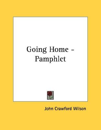 Going Home - Pamphlet