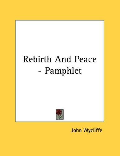 Rebirth And Peace - Pamphlet