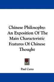 Chinese philosophy