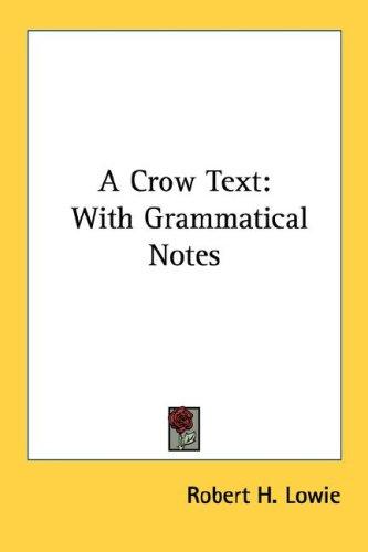 A Crow Text