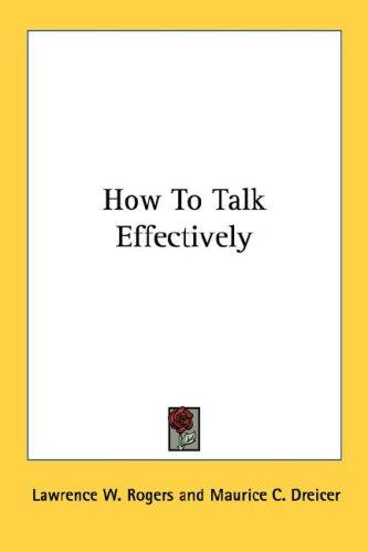 How to talk effectively