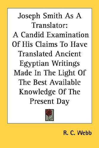 Joseph Smith As A Translator
