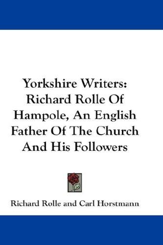 Yorkshire writers