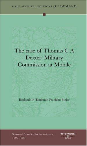 The case of Thomas C A Dexter