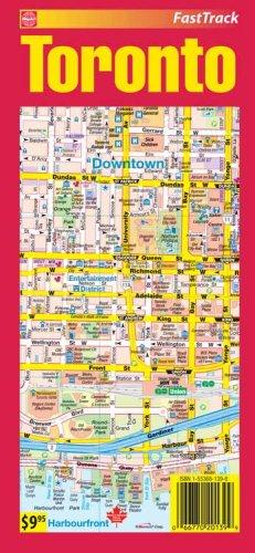 Toronto Fast Track Laminated Map