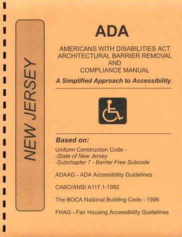 ADA Americans with Disabilities Act Compliance Manual for New Jersey