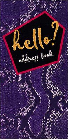 Hello? Address Book (Purple Snake)