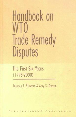 Handbook on WTO trade remedy disputes