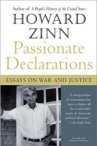 Passionate declarations