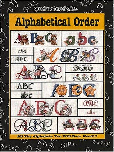 Alphabetical Order, cross stitch (Leisure Arts #24503)