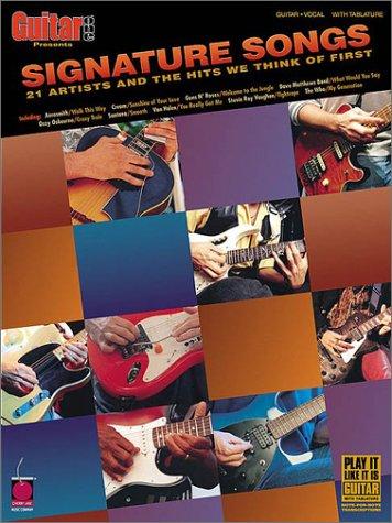 Guitar One Presents Signature Songs (Play-It-Like-It-Is)