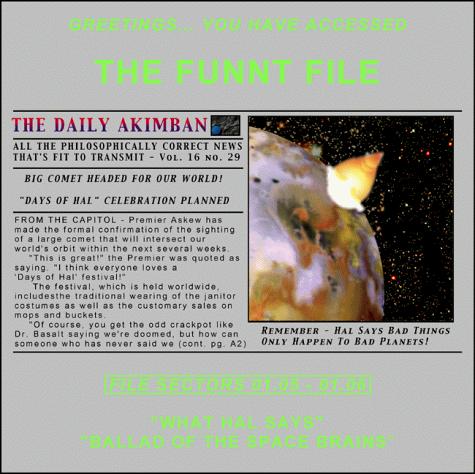 The Funnt File Vol.3 - What Hal Sats/Ballad of the Space Brains